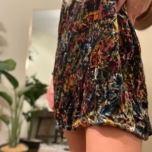 Velvet Mini Boho Dress